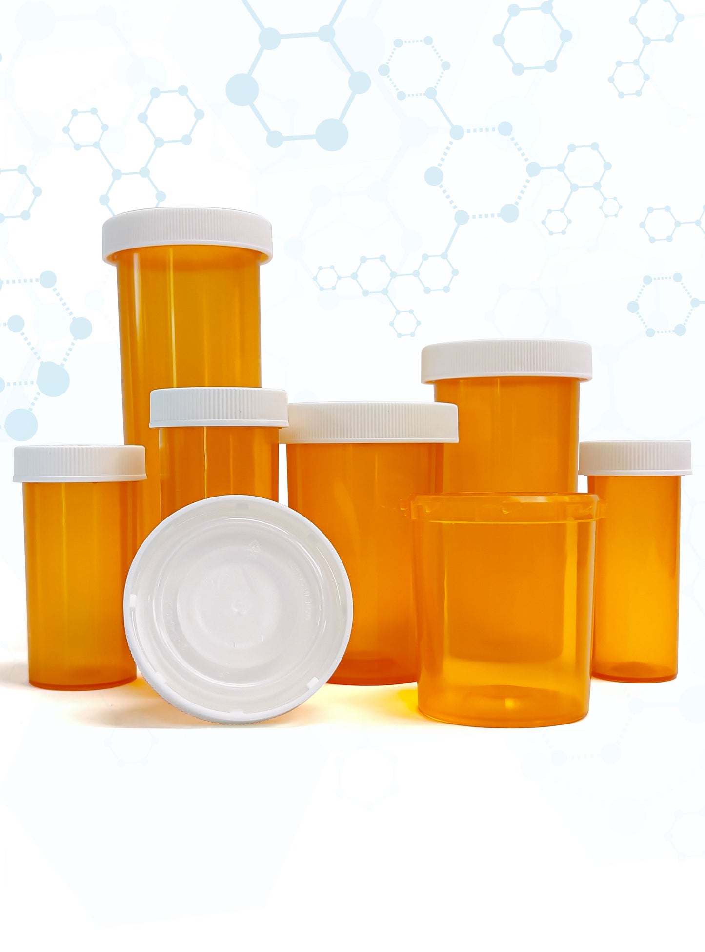 Child-Resistant Vials - Amber