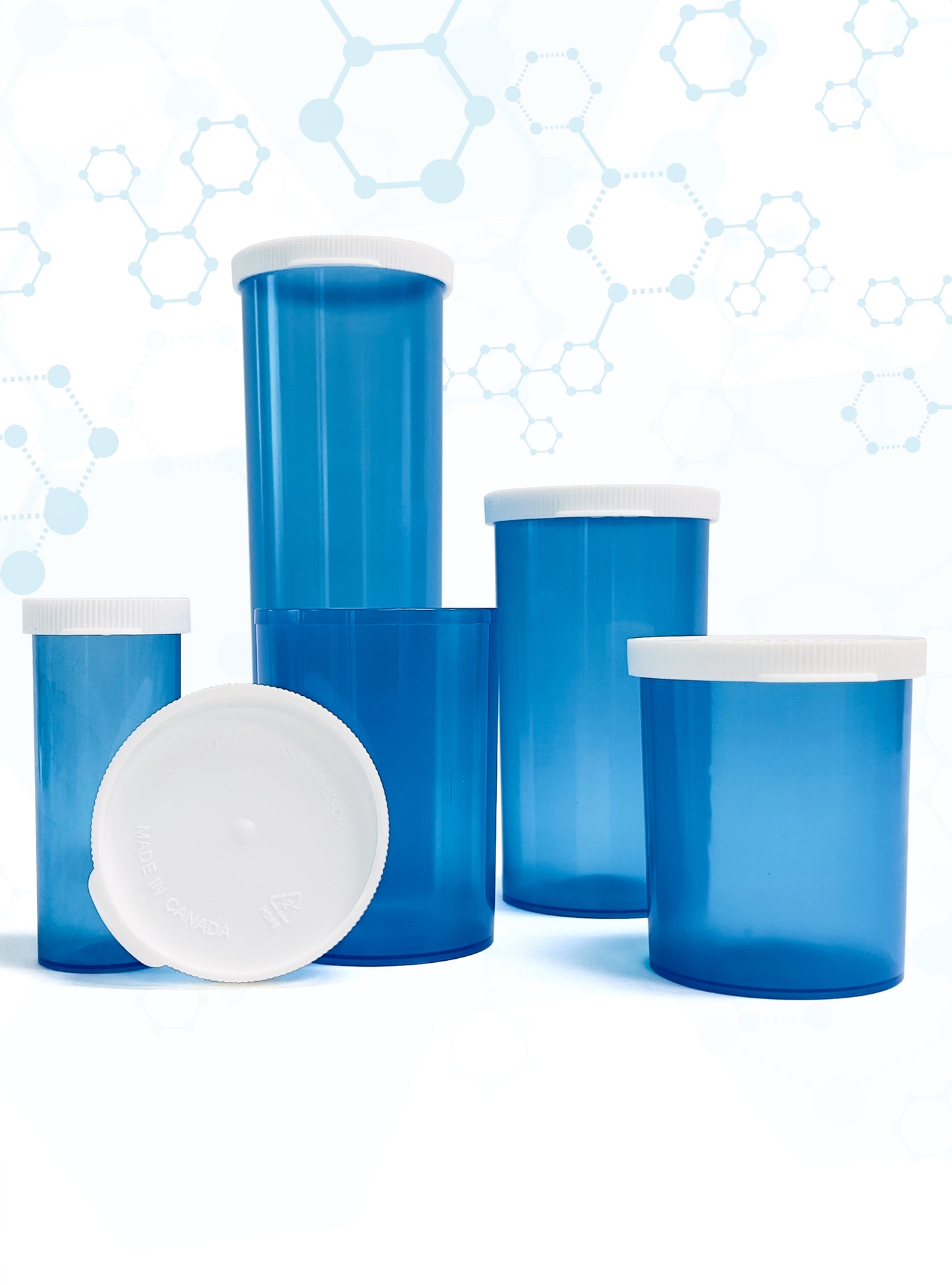 Snap Cap Vials - Blue