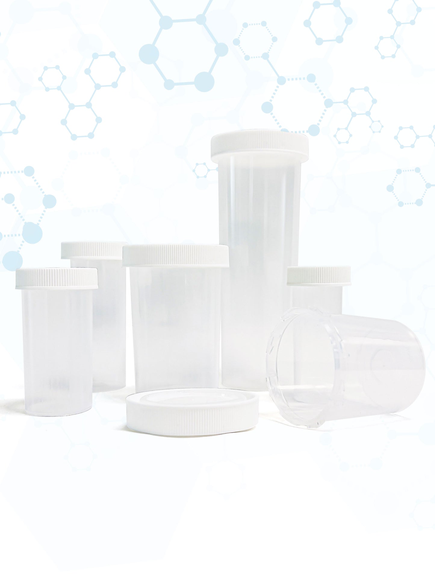 Child-Resistant Vials - Clear
